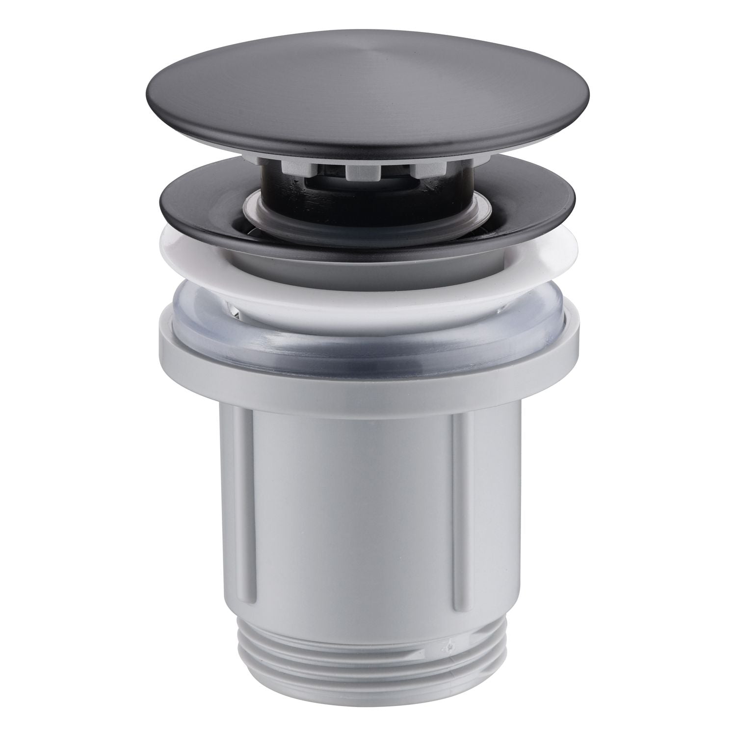 Scarico click-clack PVC black gun metal