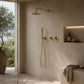 Kit doccia incasso 25 cm oro rosa eleganza e qualita acquista ora