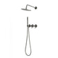 Kit doccia incasso 30 cm canna di fucile design elegante e r