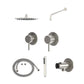 kit doccia a parete inox 30 cm eleganza e resistenza acquist
