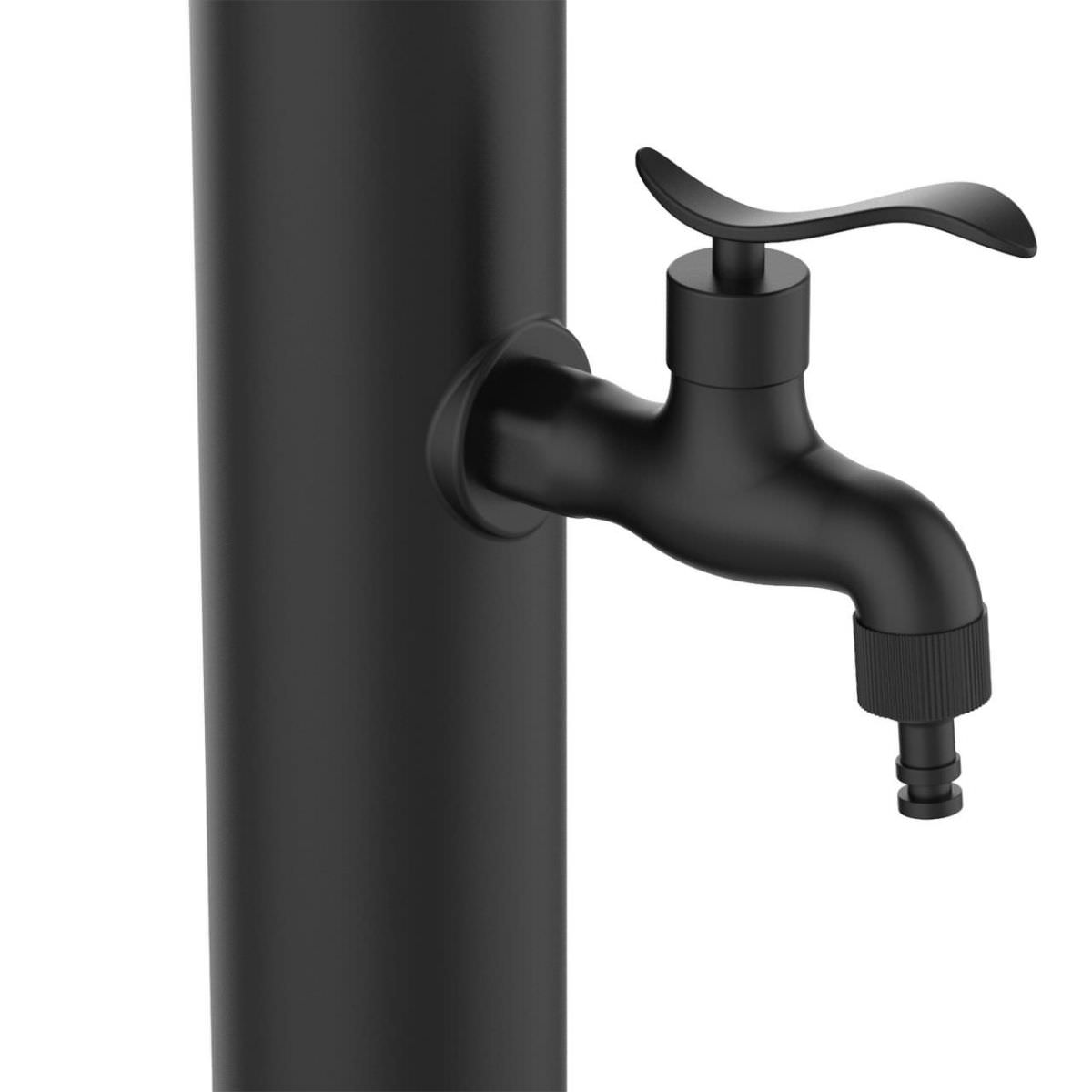 Sined Kit Acqua Kit Composto Da Fontana e Secchiello In Polietilene Facile Montaggio Nero