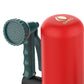 Fontanella da giardino rossa SINED con secchiello e tubo flessibile