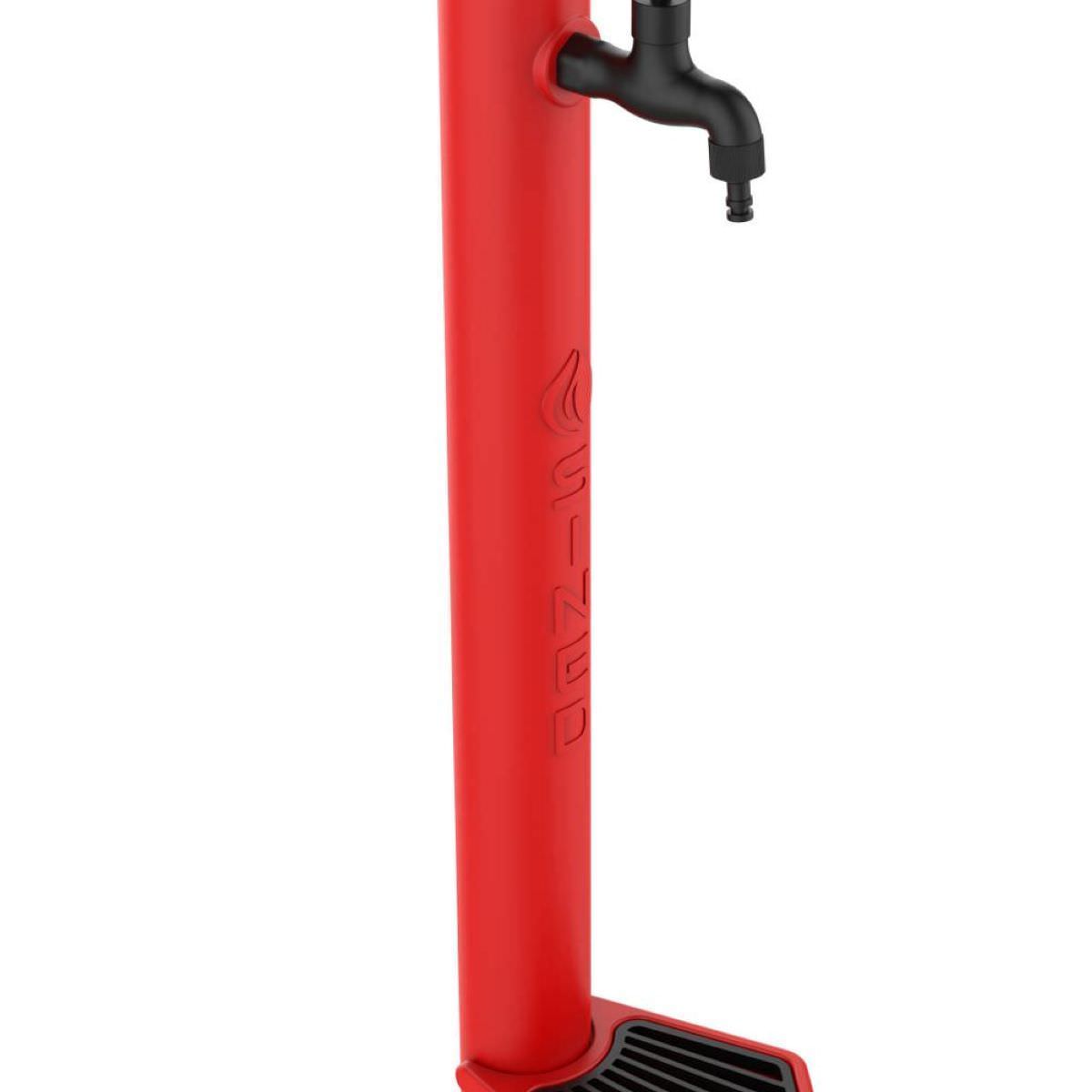 Sined Acqua Kit Composto Da Fontana e Secchiello Da 5 Litri In Polietilene Facile Montaggio Rosso