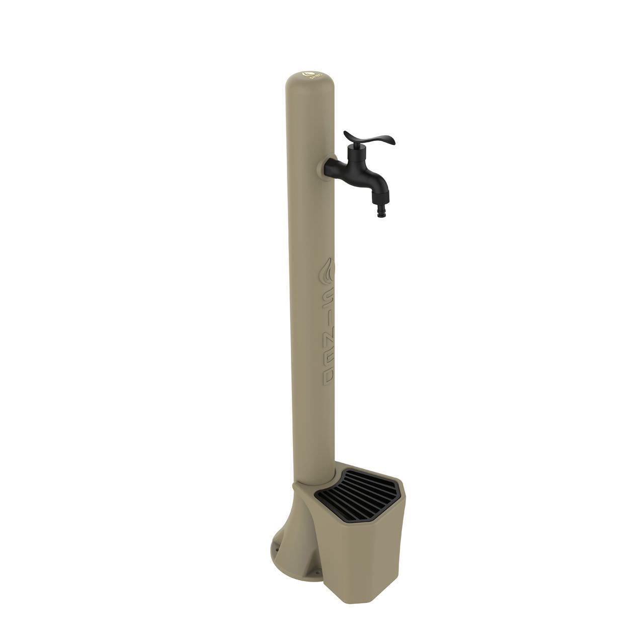 Sined Kit Acqua Kit Composto Da Fontana e Secchiello Da 5 l In Polietilene Tortora