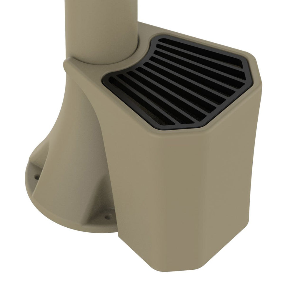 Sined Kit Acqua Kit Composto Da Fontana e Secchiello Da 5 l In Polietilene Tortora