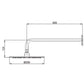 kit doccia levante inox 316l design elegante e resistente