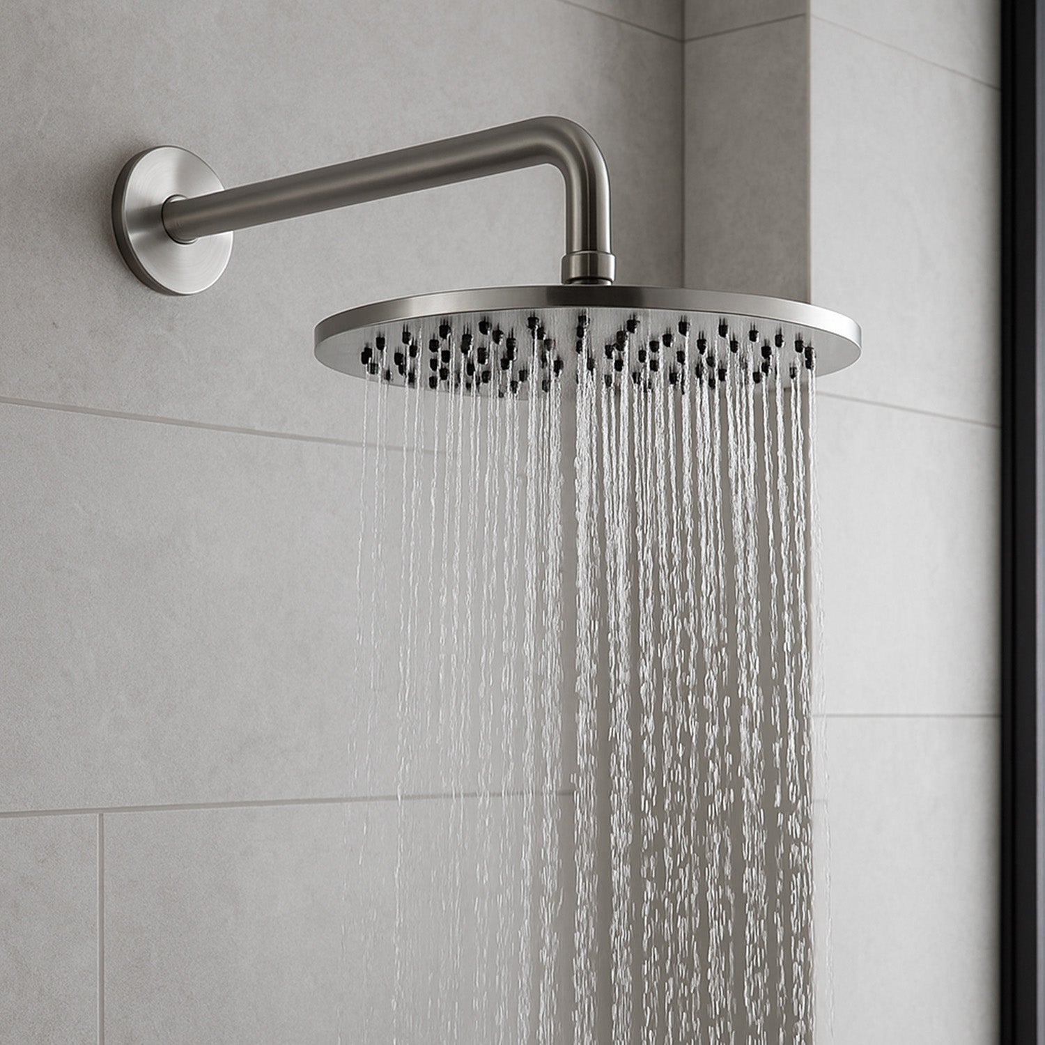 Soffione doccia inox 25 cm eleganza e qualita per il tuo bagno