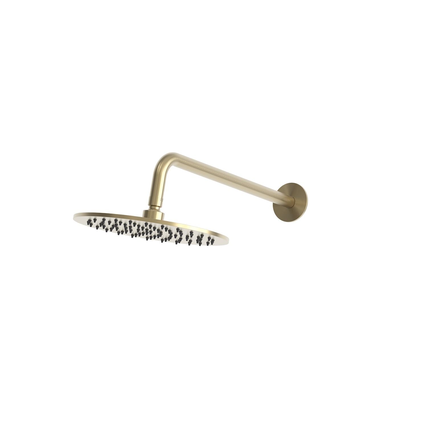 Kit Soffione Inox 30cm Parete Oro Eleganza e Durabilita