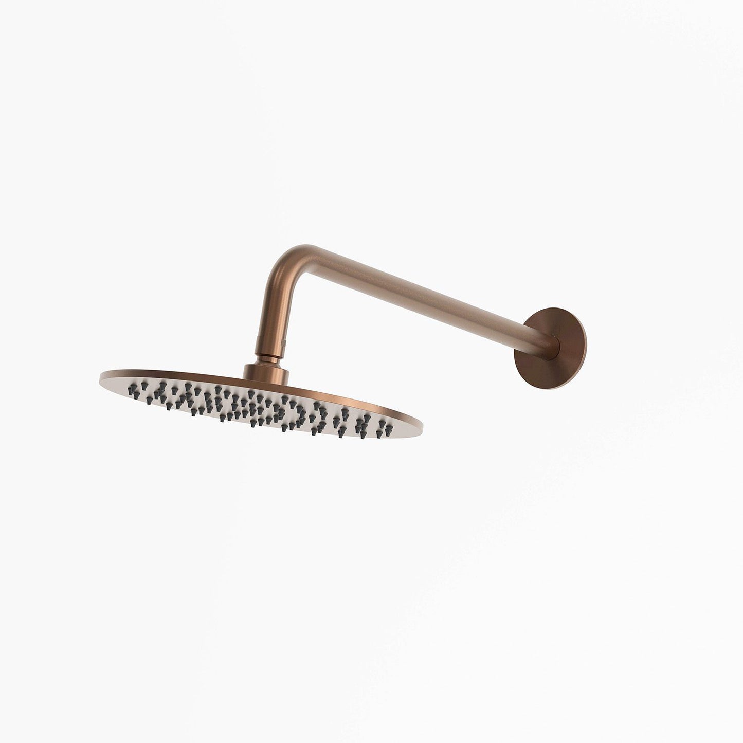 Kit Soffione Inox 30cm Parete Oro Rosa Eleganza e Durabilita