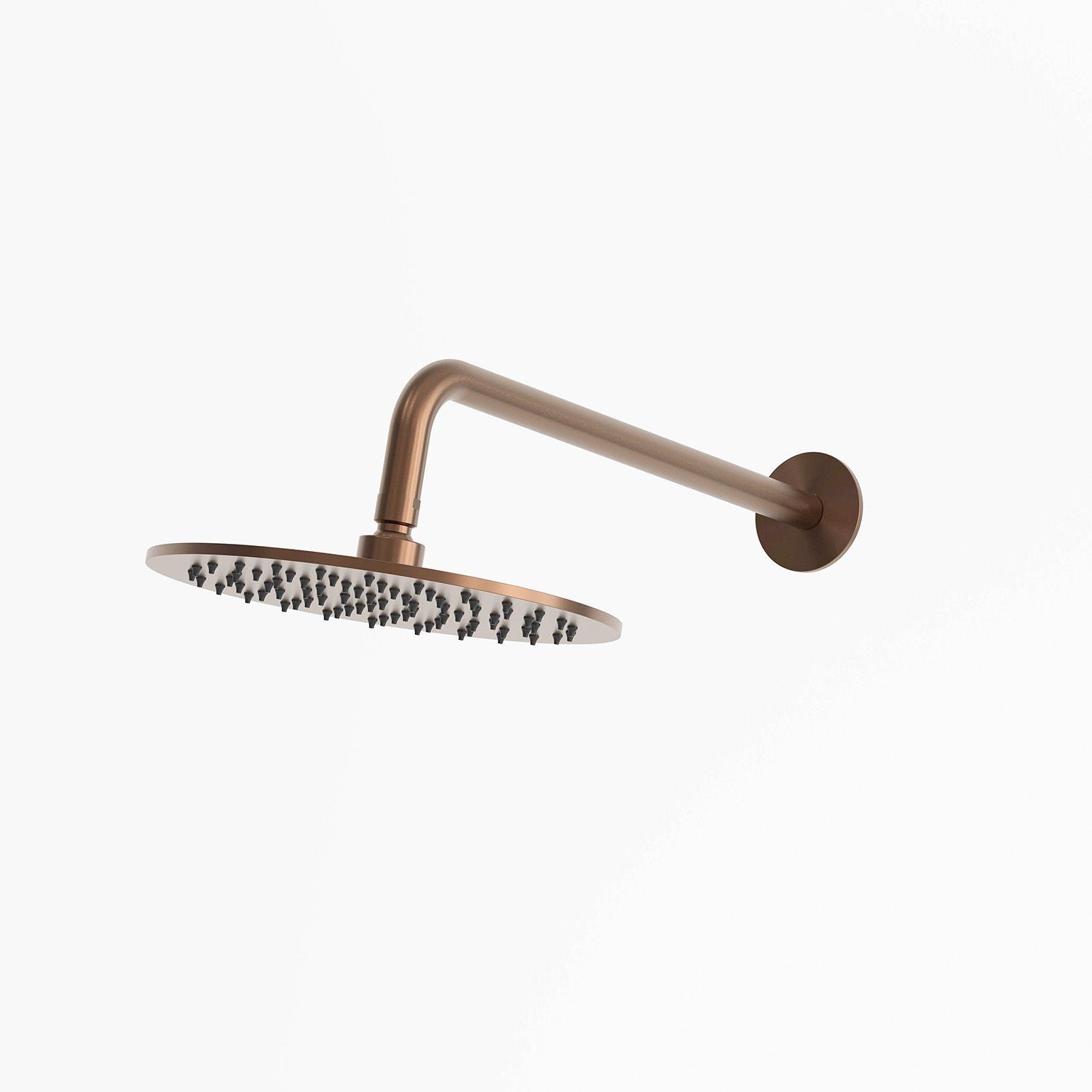 Kit Soffione Inox 30cm Parete Oro Rosa Eleganza e Durabilita