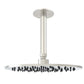 Kit soffione doccia 25 cm inox con braccio soffitto eleganza e qualita per il tuo bagno