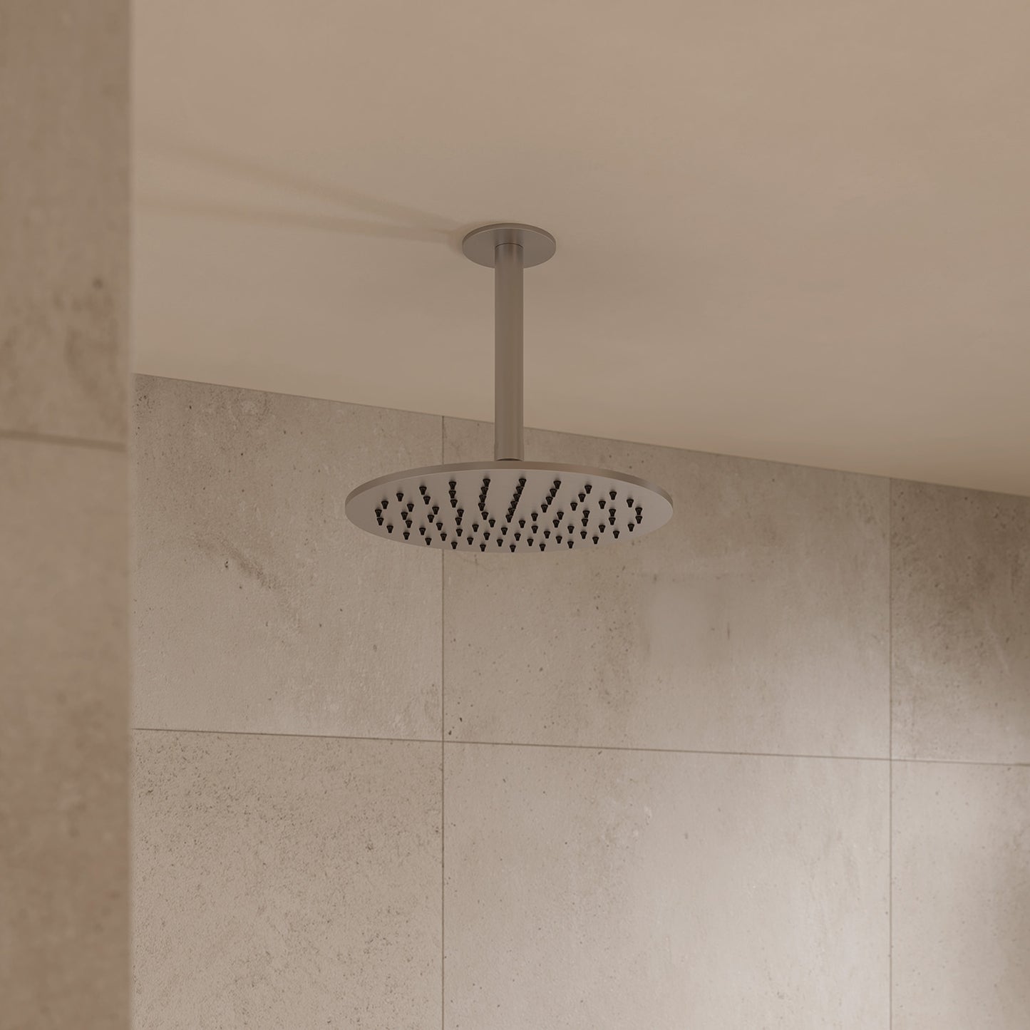 Kit Soffione Soffitto 30 cm Inox Eleganza e Qualita