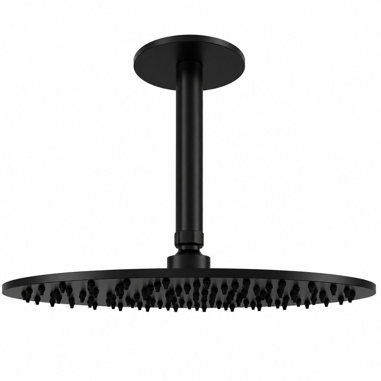 Kit soffione soffitto 30 cm nero eleganza e qualita