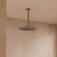 Kit soffione inox 25 cm per soffitto eleganza e funzionalita per ambienti moderni