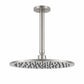 kit doccia soffitto sined levante 30 cm inox gun metal