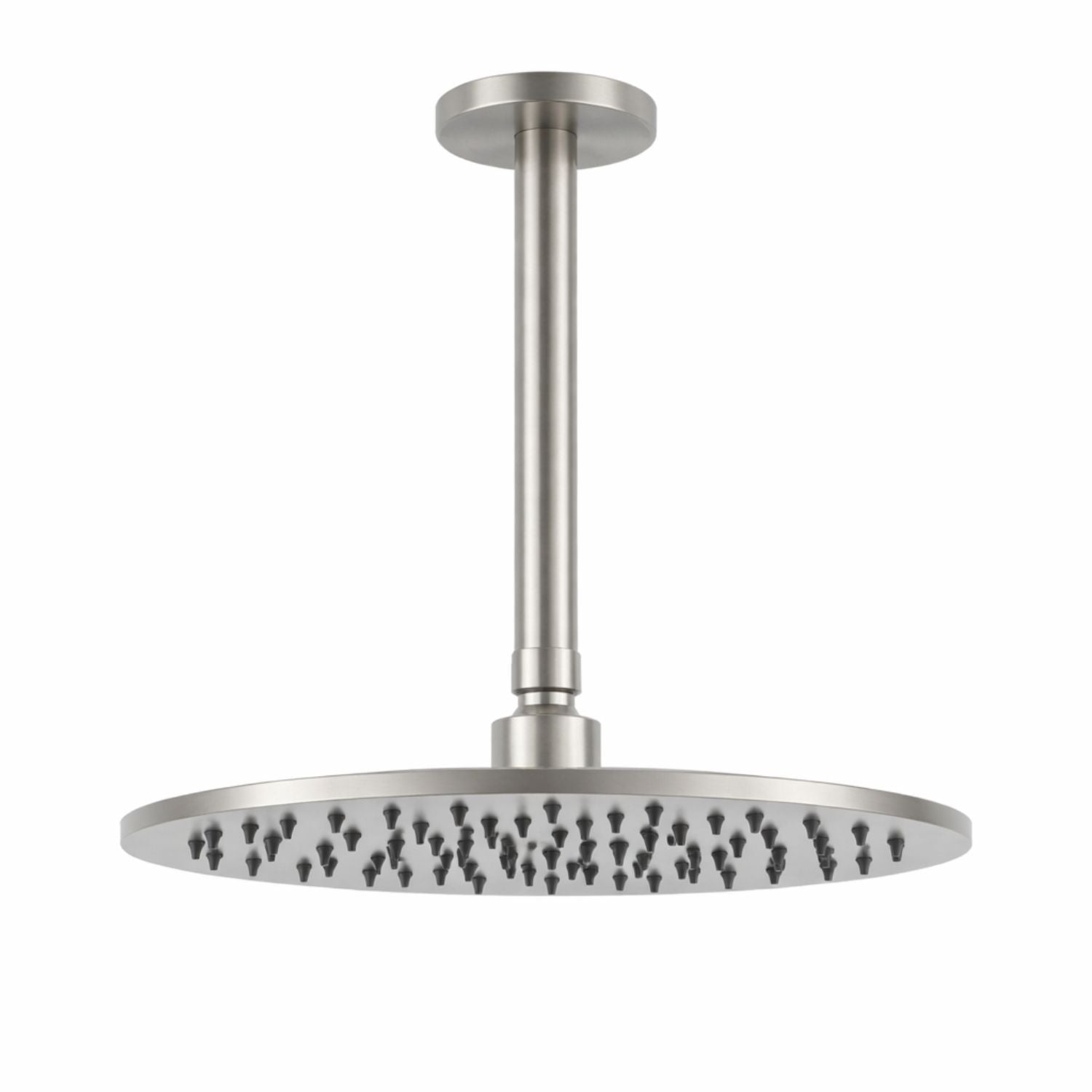 kit doccia soffitto sined levante 30 cm inox gun metal