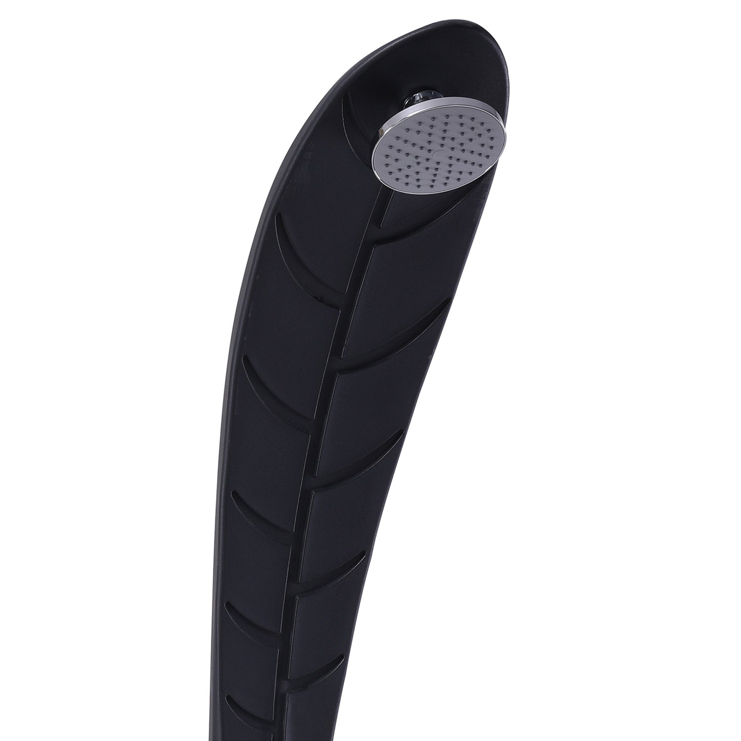 Doccia Solare Nera Con Design Foglie Di Palma 35l