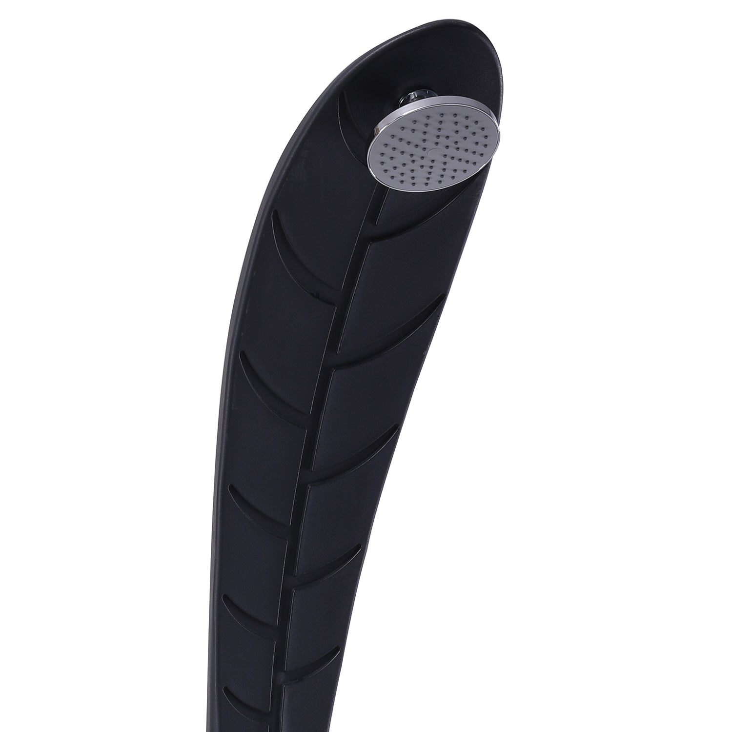 Doccia Solare Nera Con Design Foglie Di Palma 35l