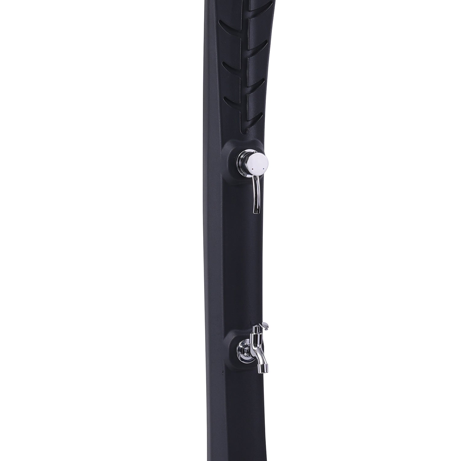 Doccia Solare Nera Con Design Foglie Di Palma 35l