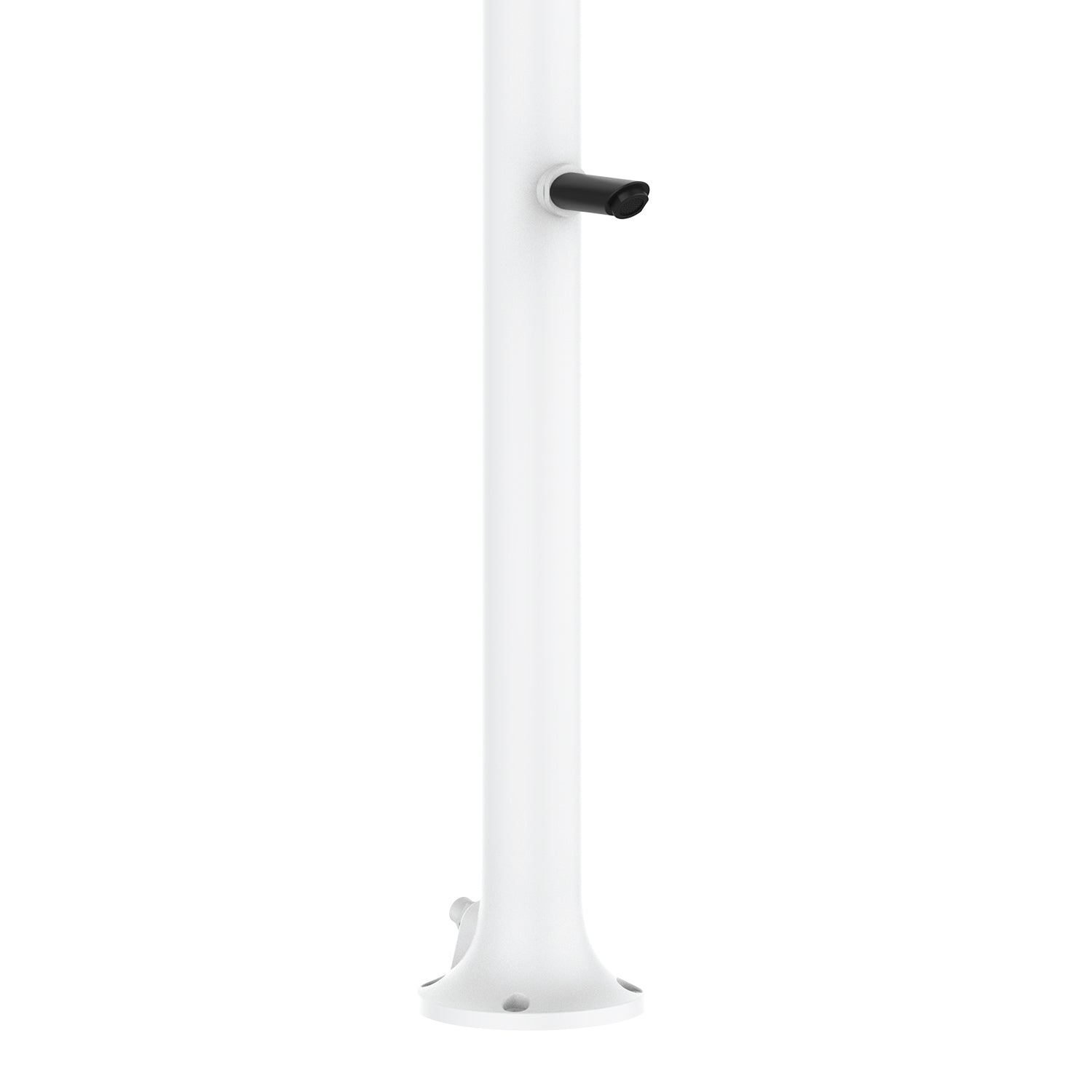 Doccia In Alluminio Bianca Con Soffione Led 3 Getti