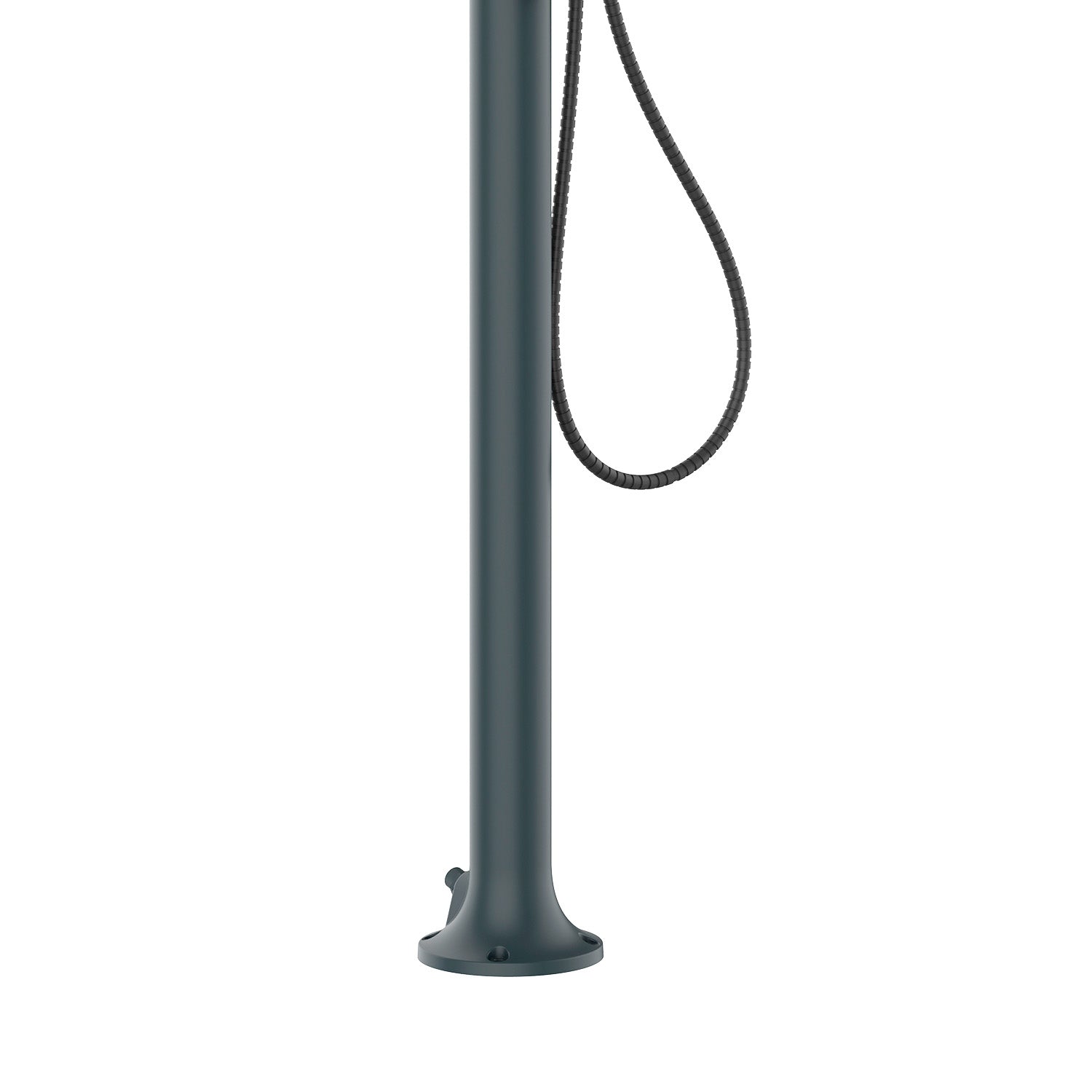 Doccia Grigia In Alluminio Con Soffione Led e Doccino