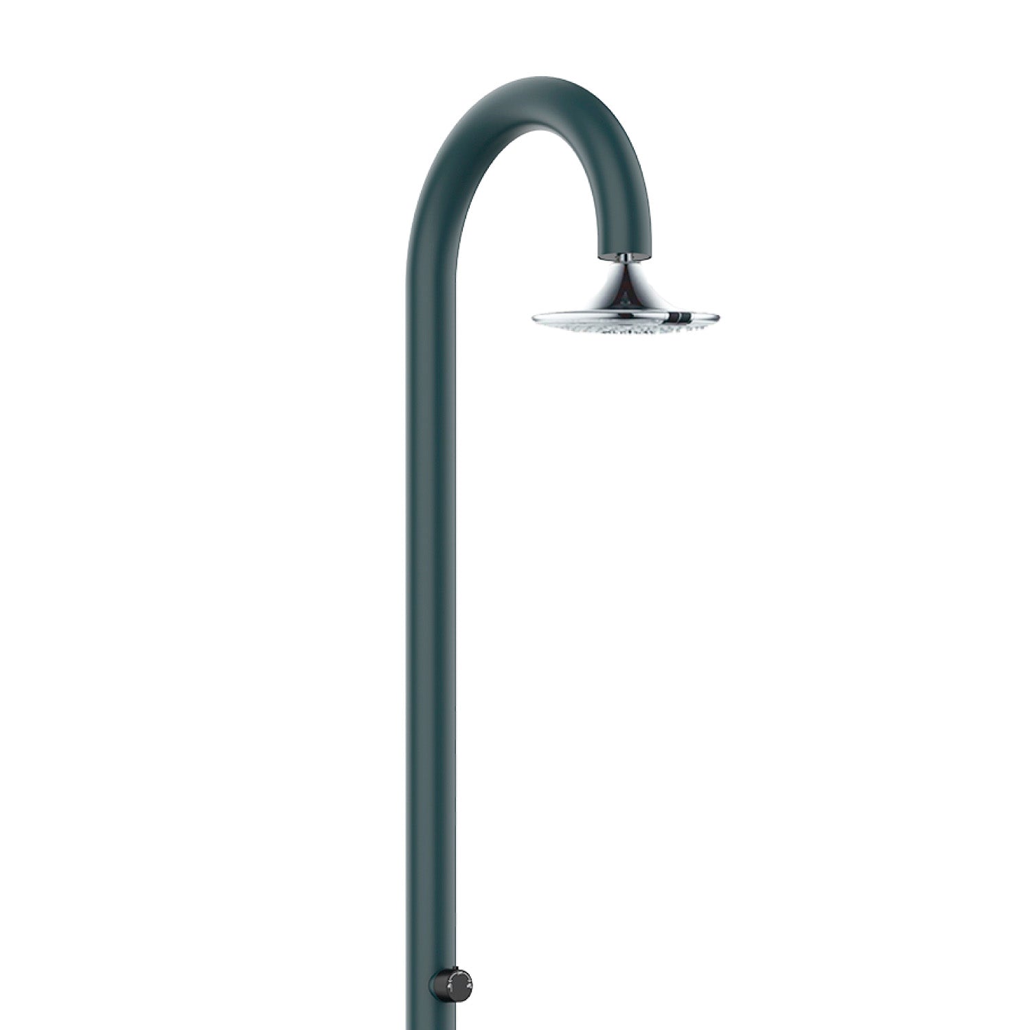 Doccia Grigia In Alluminio Con Soffione Led 3 Getti