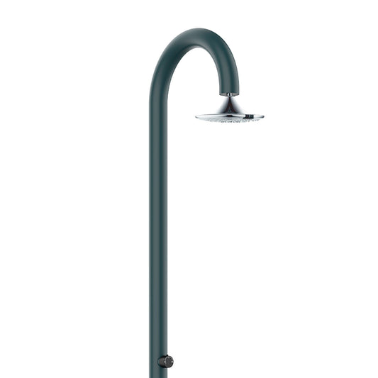 Doccia Grigia In Alluminio Con Soffione Led 3 Getti