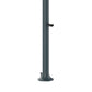 Doccia Grigia In Alluminio Con Soffione Led 3 Getti