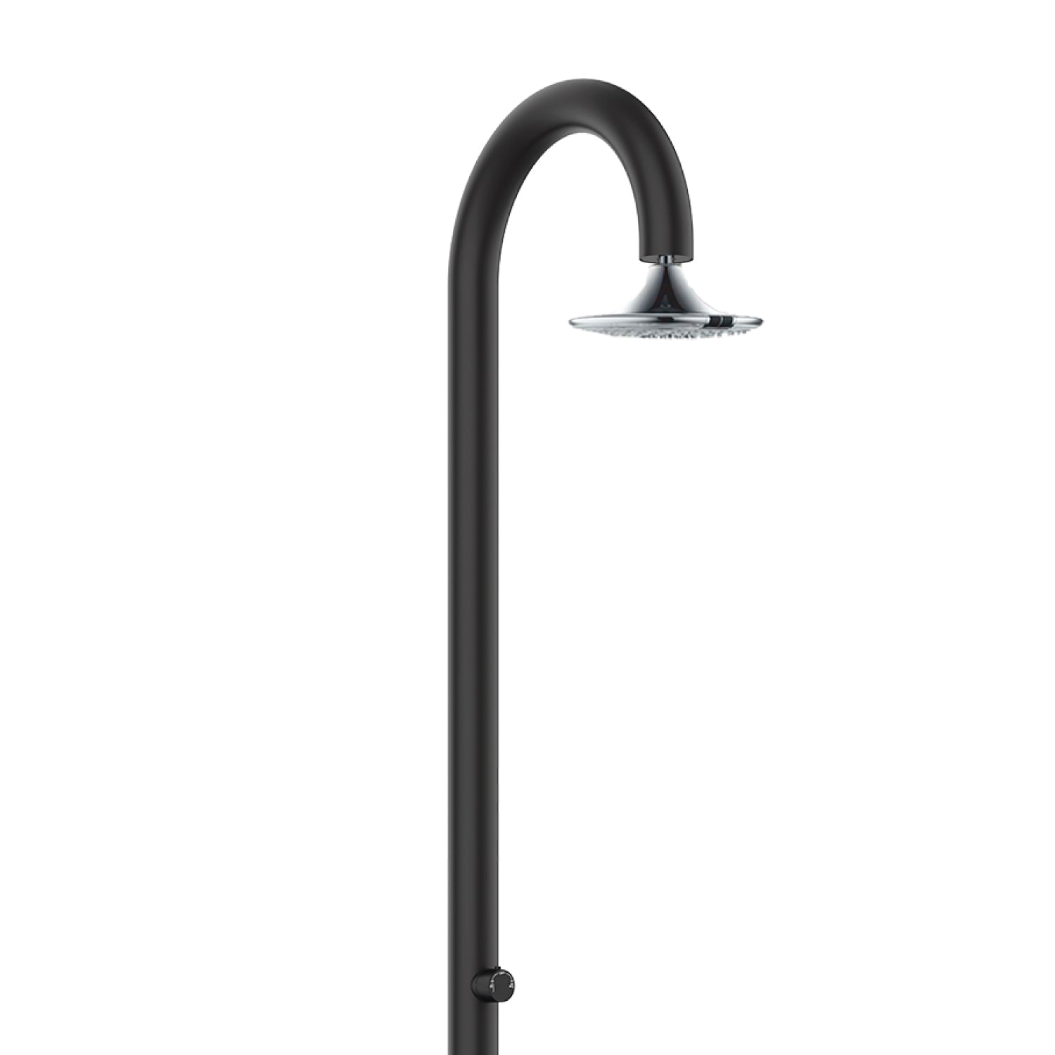 Doccia Nera In Alluminio Con Soffione Iswitch Sensor