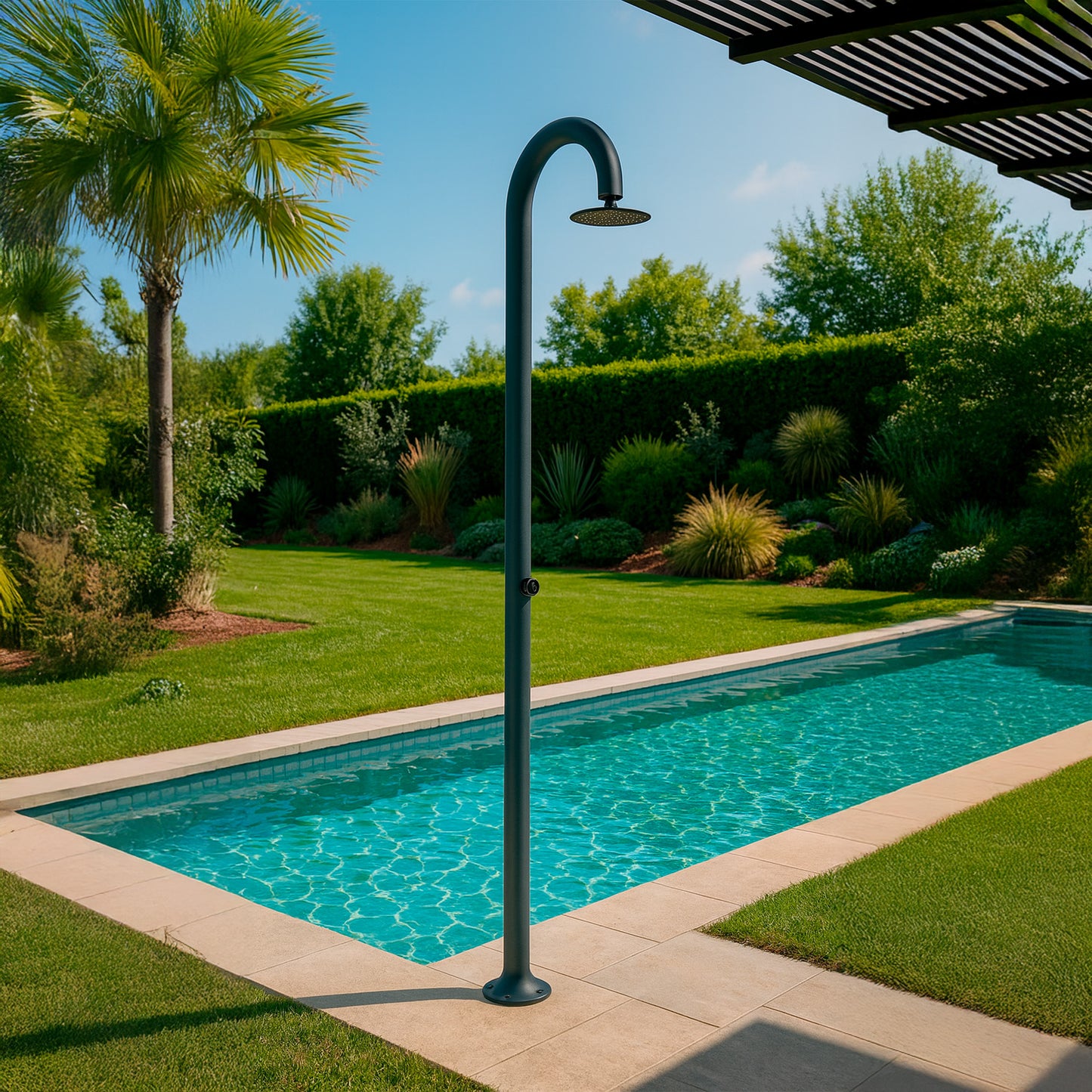 Doccia Lunatimer Grigia In Alluminio Eleganza e Risparmio