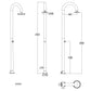 Doccia Nera In Alluminio Con Temporizzatore Sined Lunatimernera Design Elegante Materiali Di Alta Qualita Risparmio Idrico Garantito Acquista Ora Con Spedizione Veloce e Garanzia Postvendita