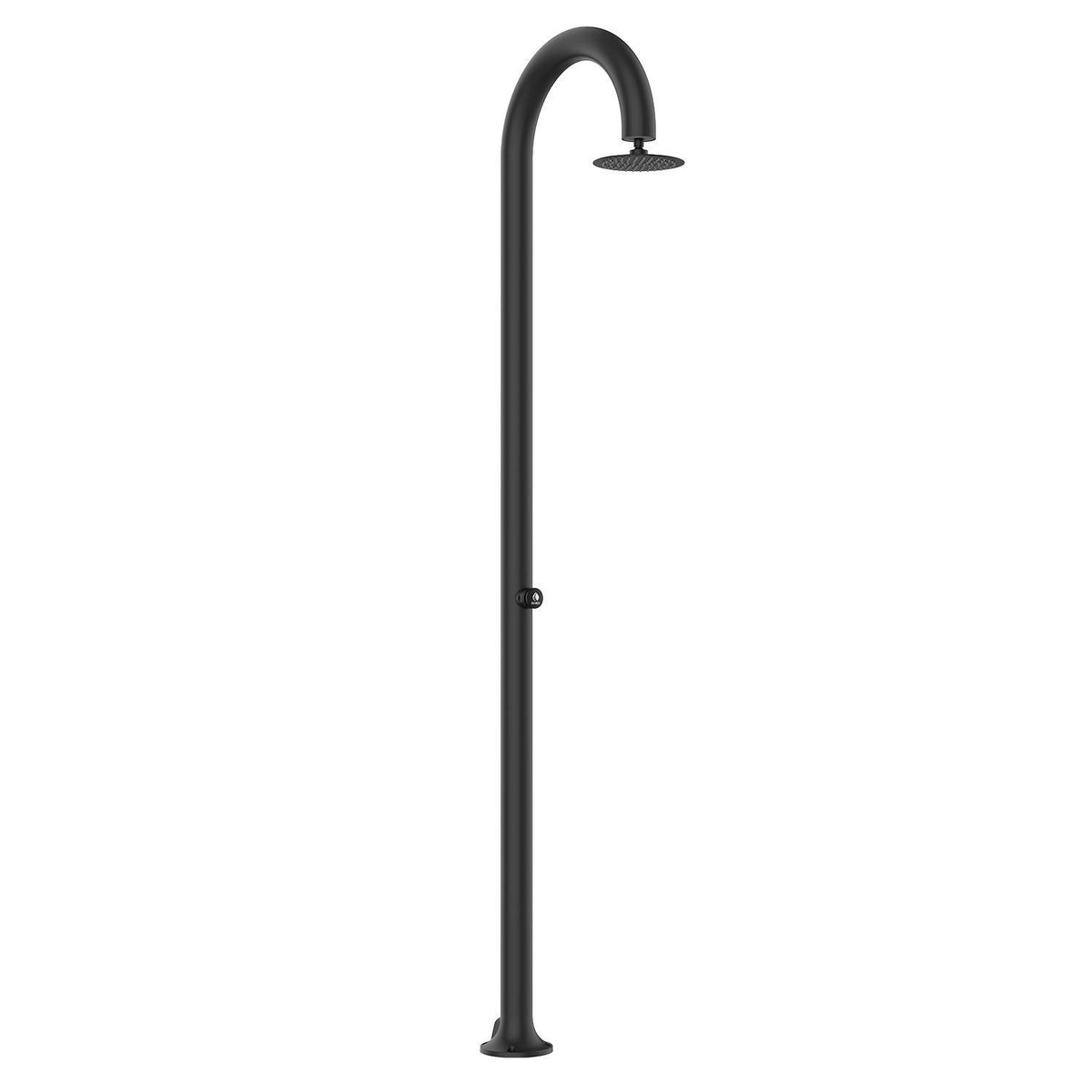 Doccia Nera In Alluminio Con Temporizzatore Sined Lunatimern