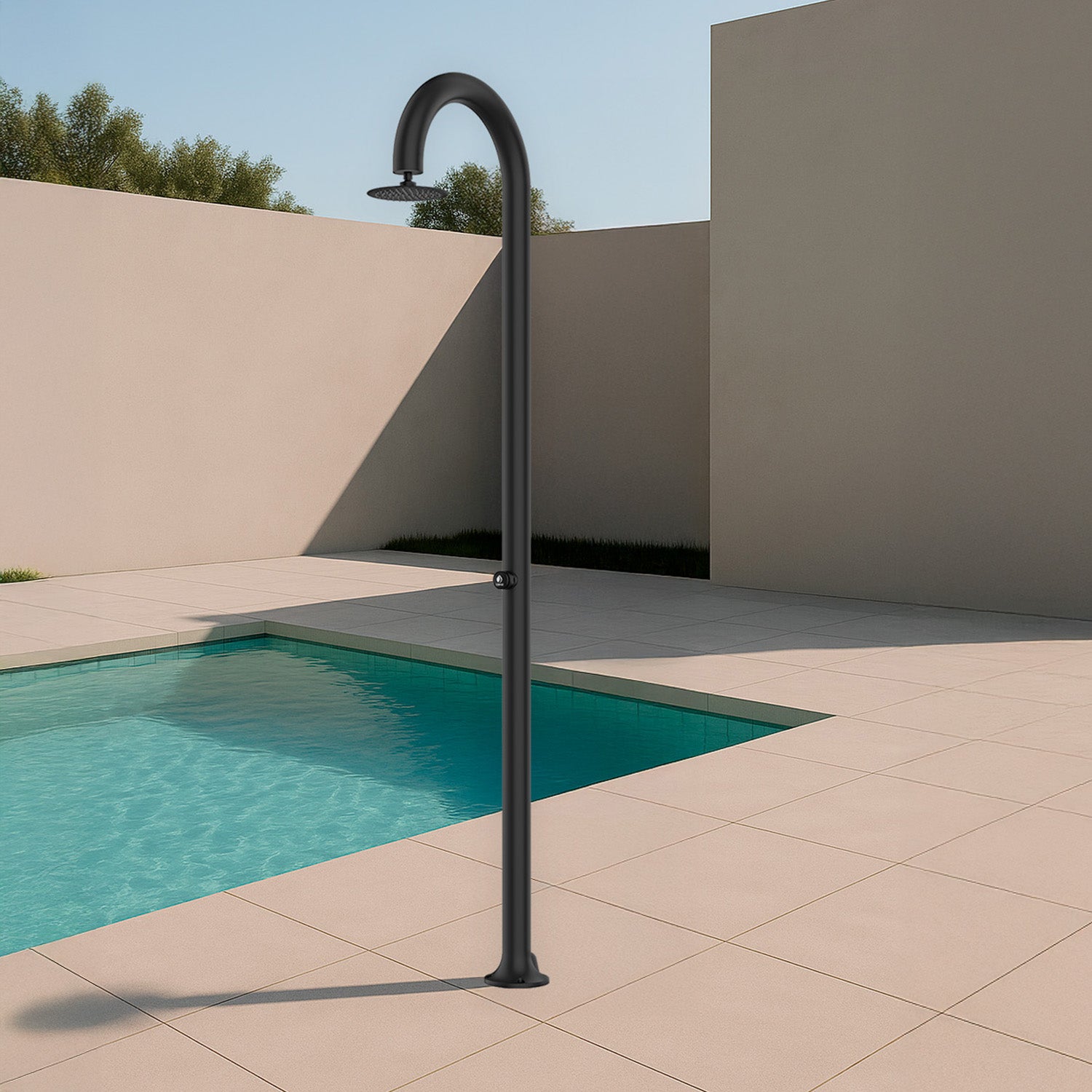 Doccia Nera In Alluminio Con Temporizzatore Sined Lunatimernera Design Elegante Materiali Di Alta Qualita Risparmio Idrico Garantito Acquista Ora Con Spedizione Veloce e Garanzia Postvendita