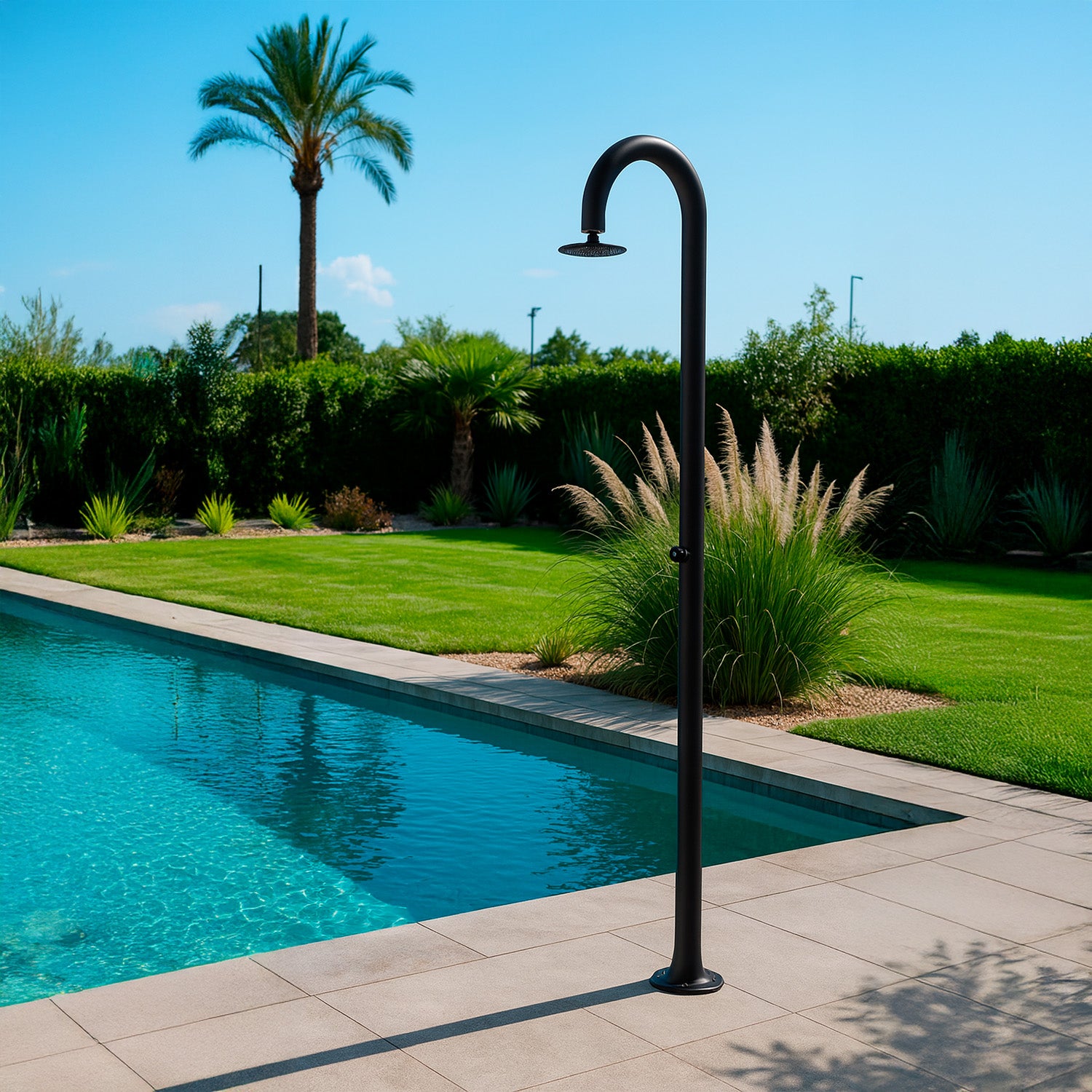 Doccia Nera In Alluminio Con Temporizzatore Sined Lunatimernera Design Elegante Materiali Di Alta Qualita Risparmio Idrico Garantito Acquista Ora Con Spedizione Veloce e Garanzia Postvendita