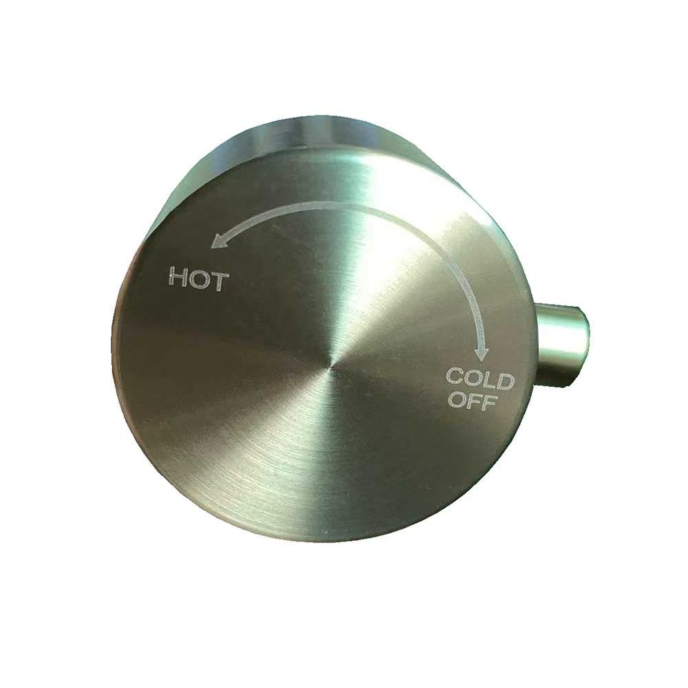 Maniglia Inox Oro Per Doccia Da Giardino Sined Eleganza e Du