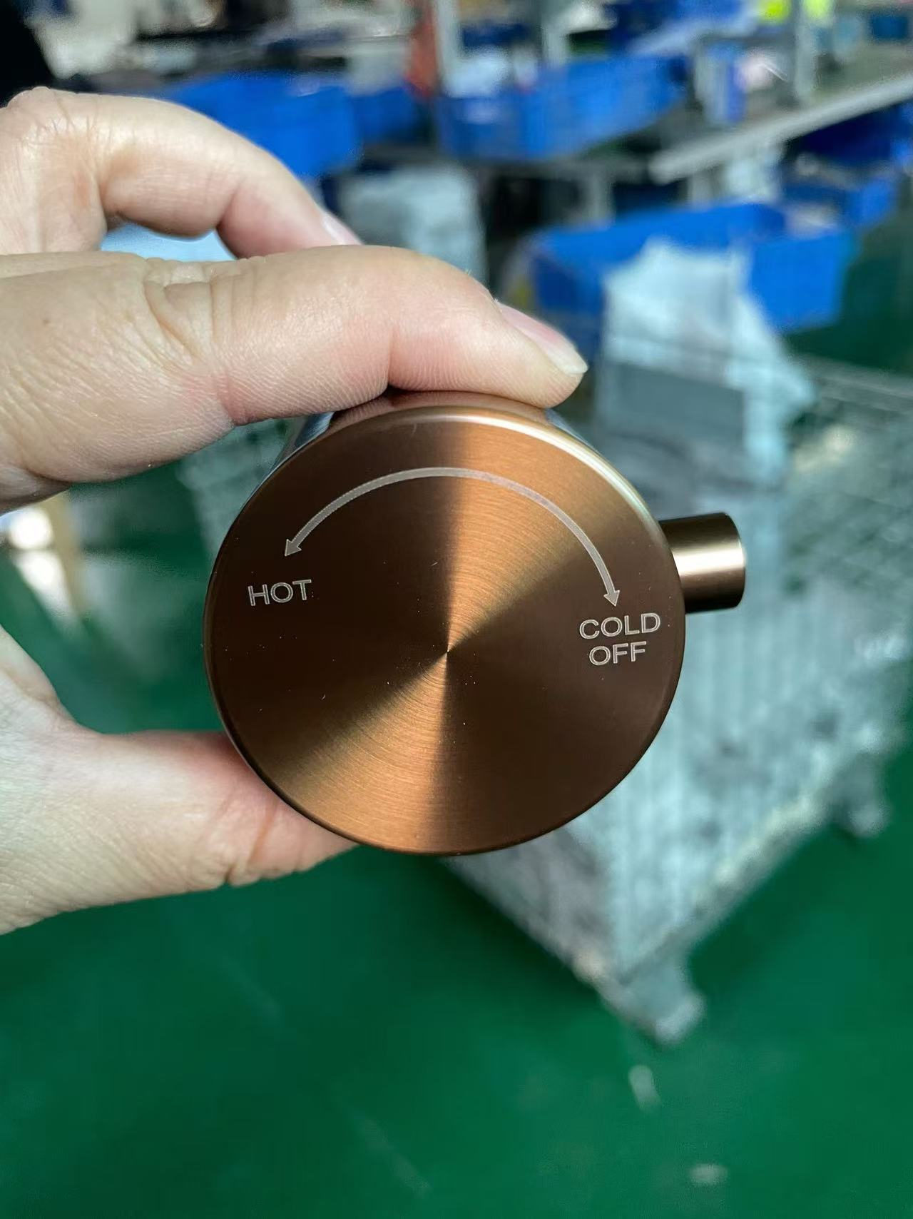 Maniglia Inox Oro Rosa Per Docce Da Giardino Sined