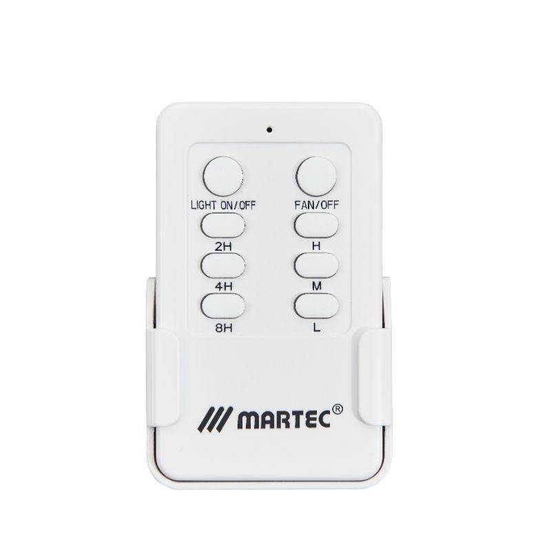 Martec Link Potente ventilatore da soffitto a Led con 4 pale Diametro 122 cm, Bianco
