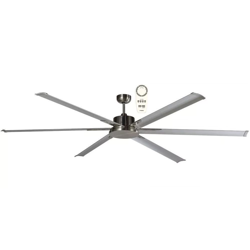 Martec Albatross Ventilatore grande con DC a 6 pale da 210 cm Telecomando, Grigio Nero