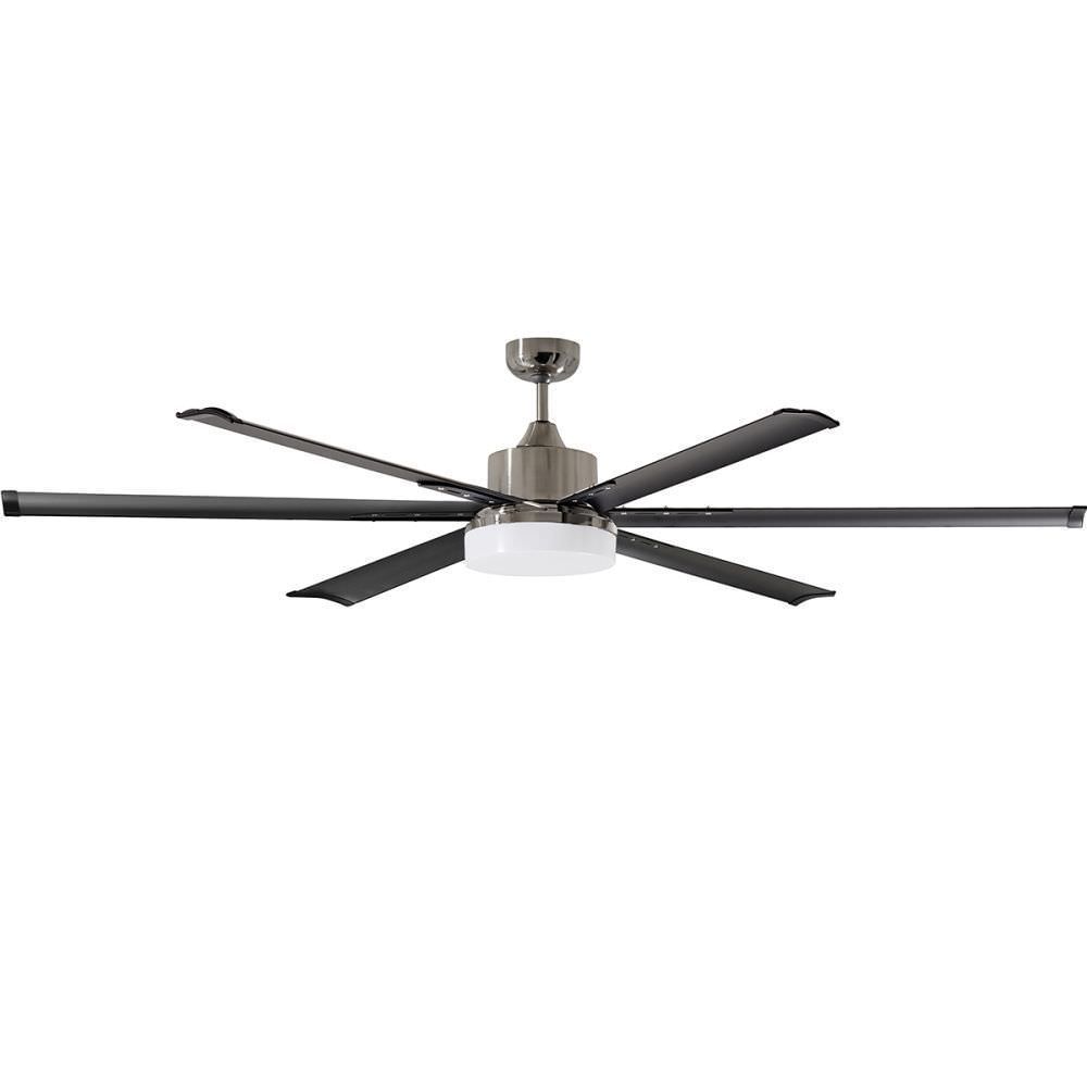 Martec Albatross Ventilatore da soffitto con Led e motore DC Pale 6 da 180 cm, Grigio Nero