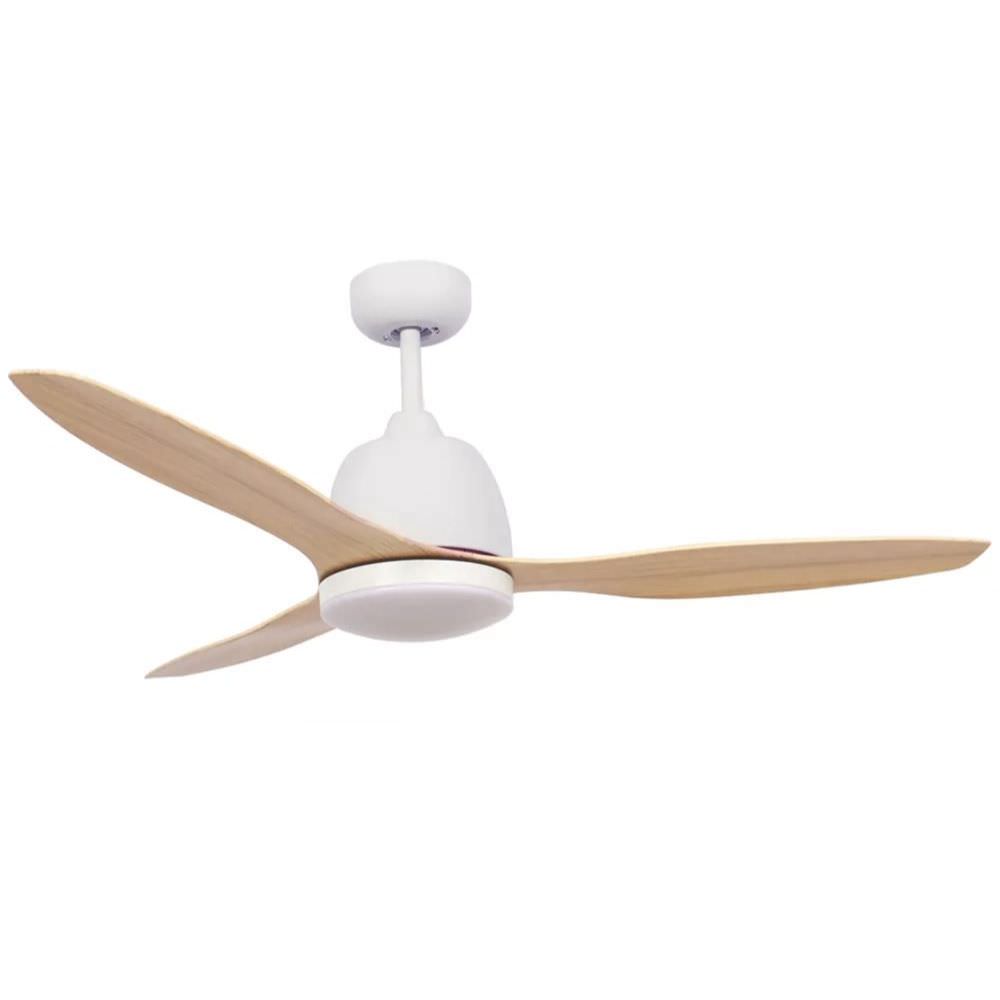 Martec Elite Ventilatore da soffitto con Led e 3 pale Ideale per camere da letto, Rovere