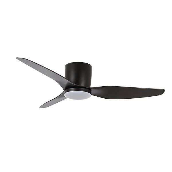 Martec Flush Ventilatore Led Per Soffitto Con 3 Pale Da 127 Cm Funzione Inverno Inverno Nero