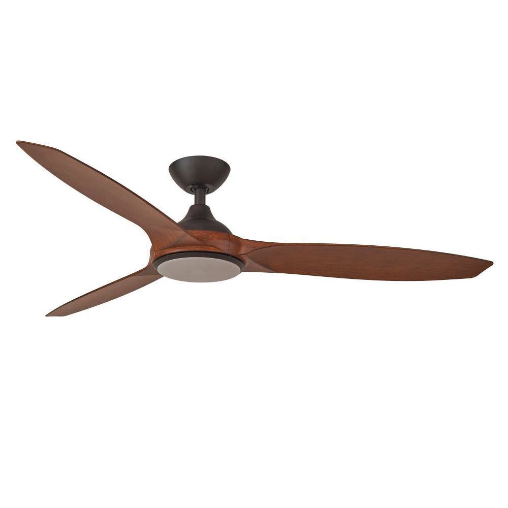 Martec Newport Ventilatore Con Led Per Grandi Stanze e Motore Dc Da 142 Cm Bronzo Antico