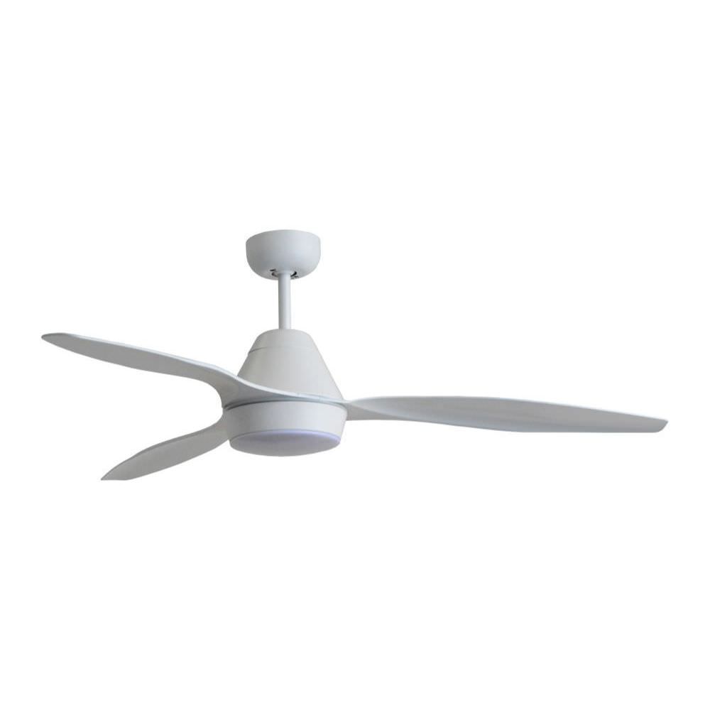 Martec MTF1333WS Triumph Ventilatore da soffitto in ABS con luce led 15W 3 pale, Bianco