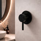 Miscelatore da incasso nero in acciaio inox 316L design elegante e resistente ideale per un bagno moderno e raffinato