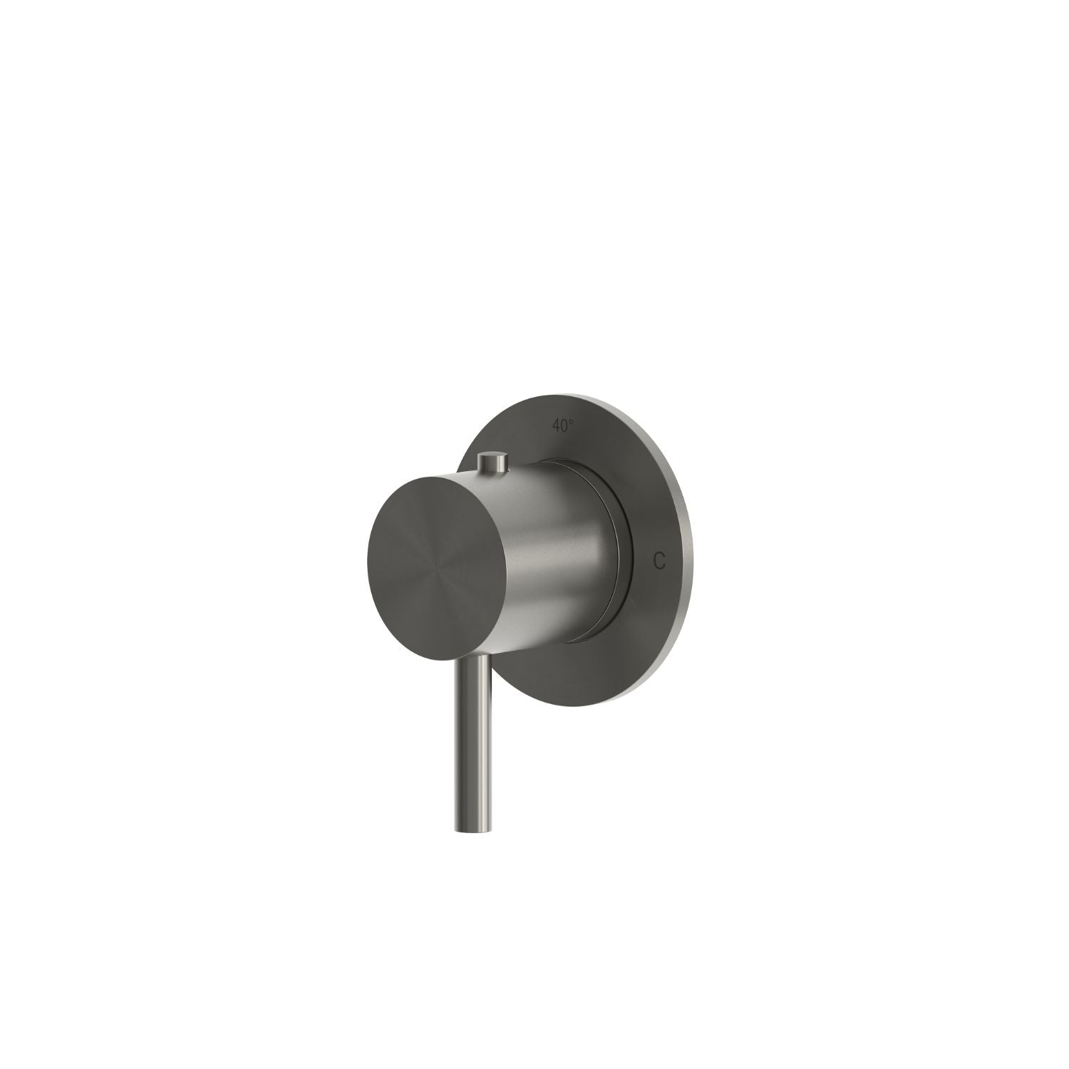 Miscelatore muro Levante termostatico canna fucile oro rosa