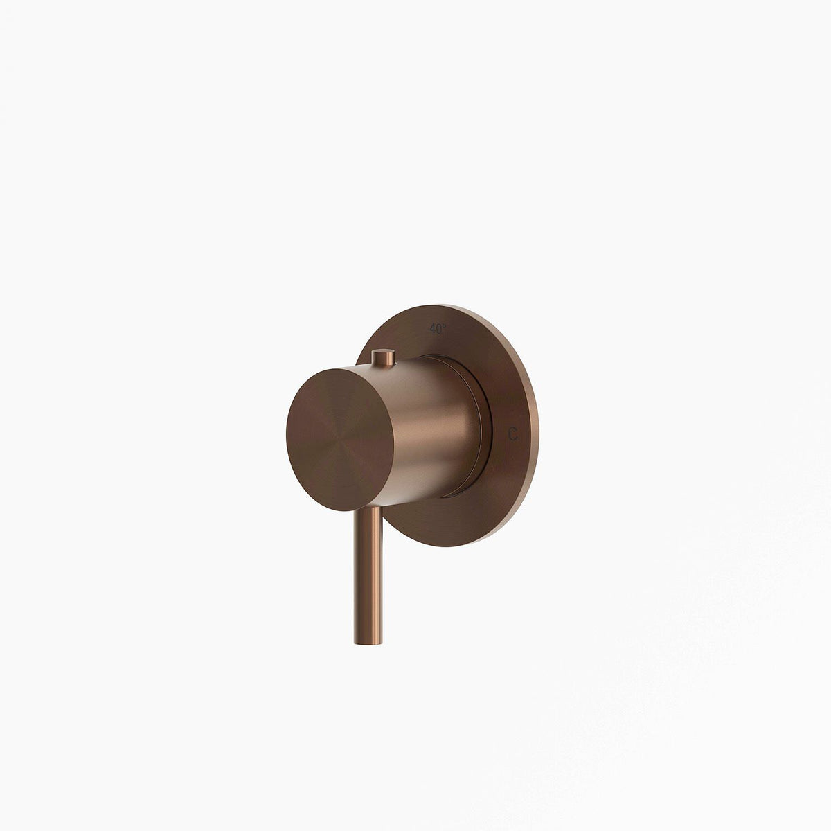Miscelatore muro Levante termostatico oro rosa eleganza e qu