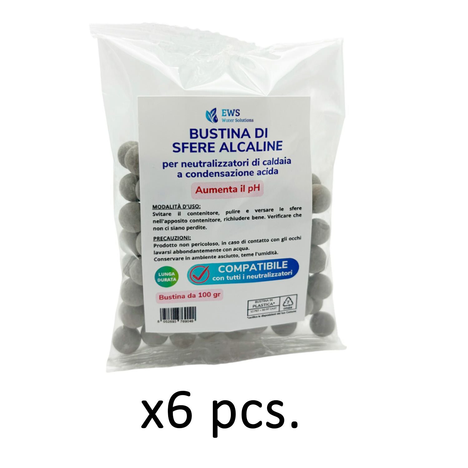 Ricarica sfere alcaline MPC MKRNC35 per neutralizzatori condensa