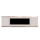 Mobile in legno grigio con camino elettrico Sined Vulture 150