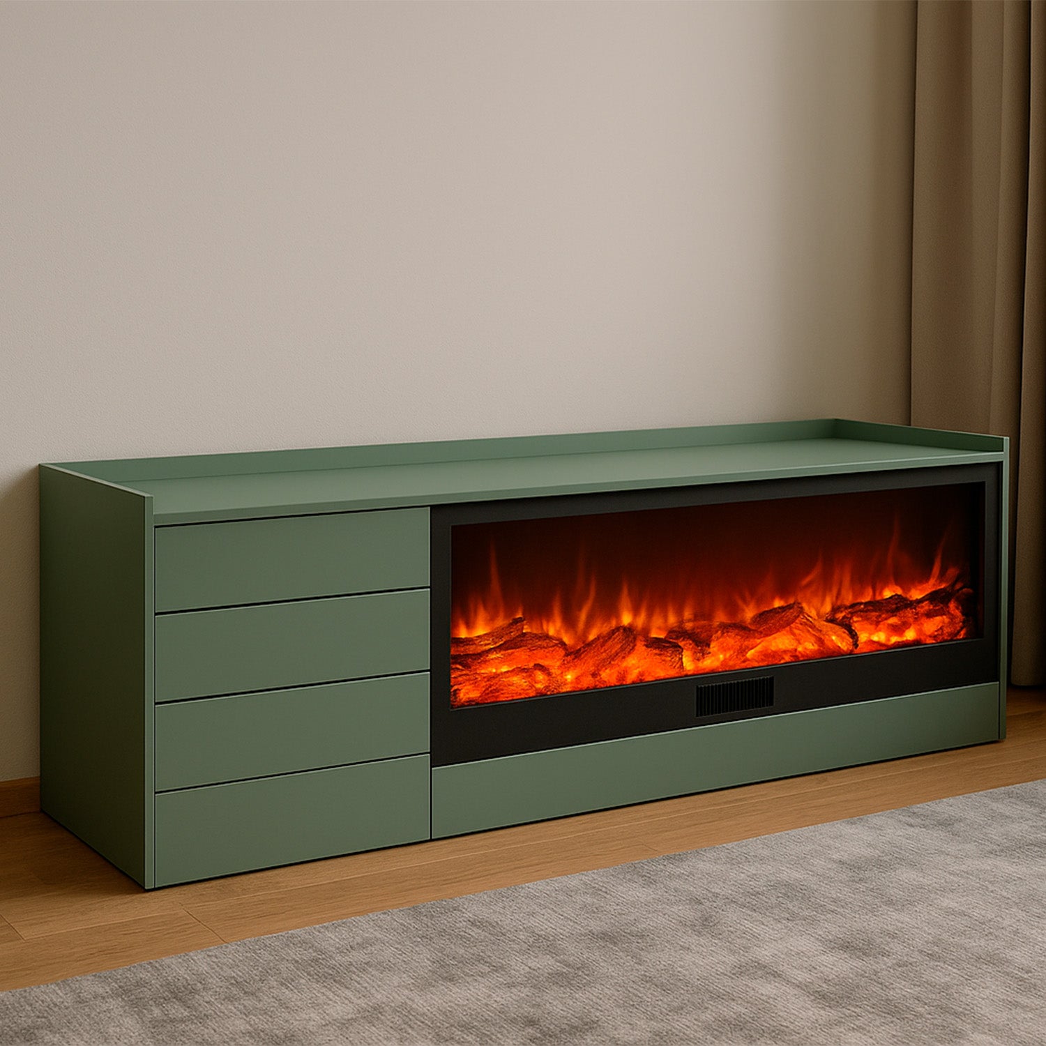 Mobile camino artigianale Seregno Vulture eleganza e calore