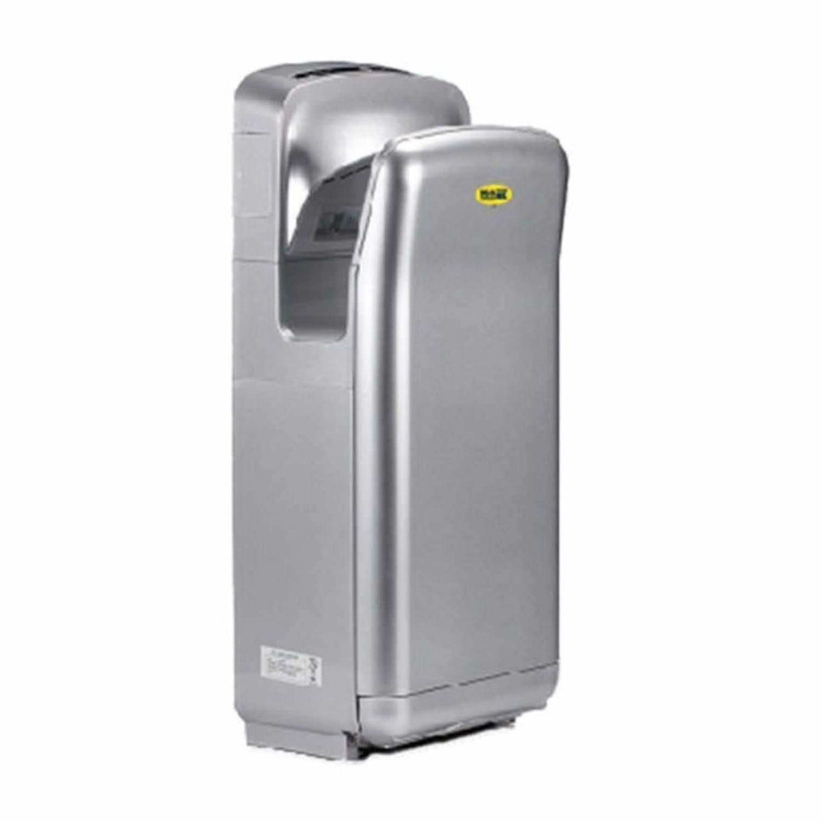 Asciugamani elettrico Moel Twist grigio design elegante mate